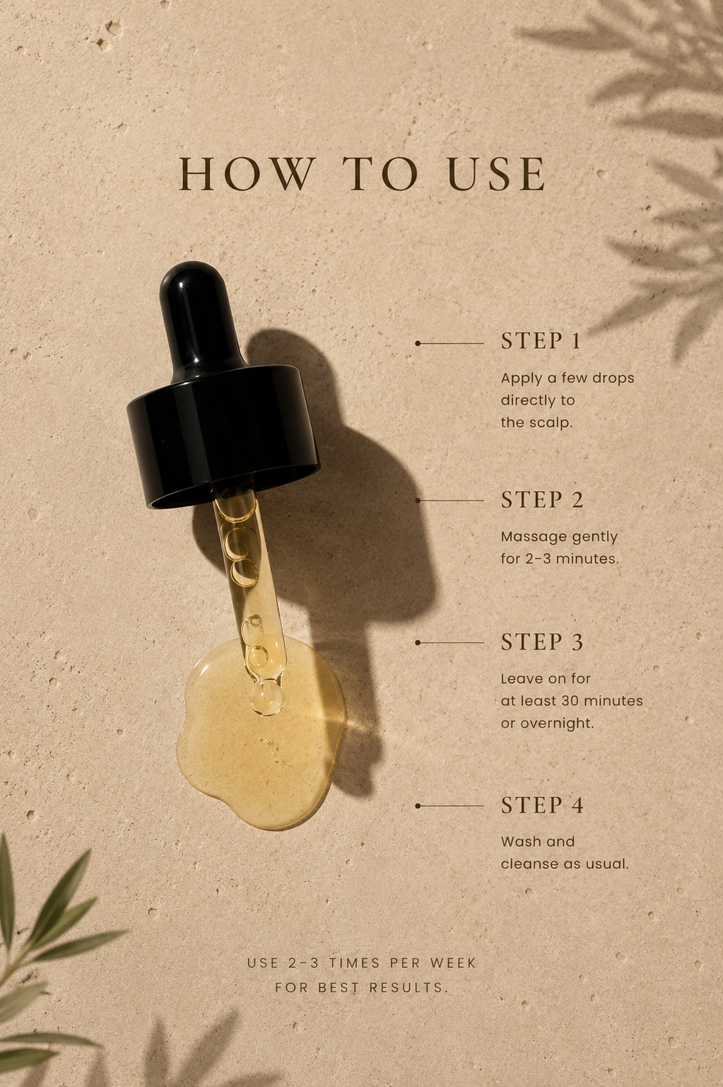 Organic Hair Oil by Folica Haircare 50 ml